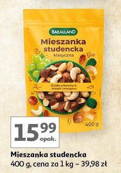 Mieszanka studencka klasyczna Bakalland promocja