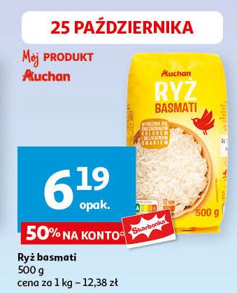 Ryż basmati Auchan promocja