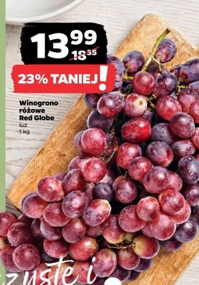 Winogrono różowe Red Globe luz promocja w Netto