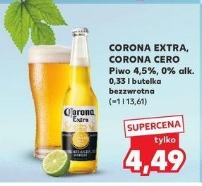 Piwo Corona cero promocja w Kaufland