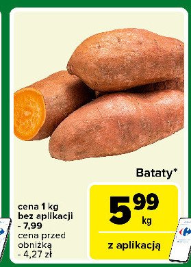 Bataty promocja w Carrefour Express