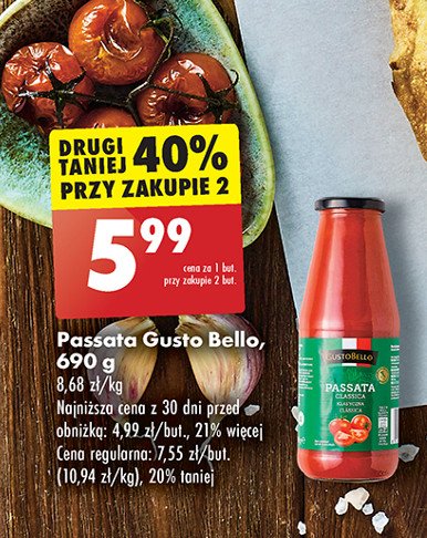 Passata classica Gustobello promocja