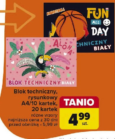 Blok techniczny a4/10 k promocja