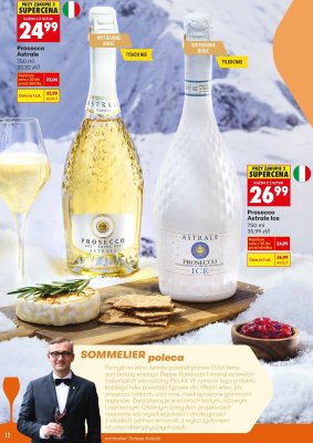 Prosecco Astrale wytrawne białe promocja w Biedronka