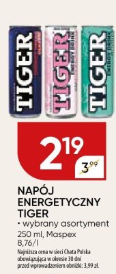 Napój energetyczny Tiger promocja w Chata Polska