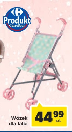Wózek dla lalki Carrefour promocja