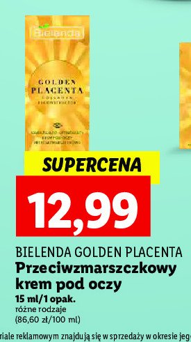 Krem pod oczy BIELENDA GOLDEN PLACENTA promocja