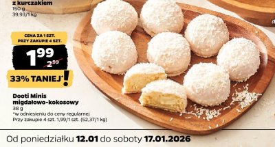 Dooti Minis migdałowo-kokosowy promocja w Netto