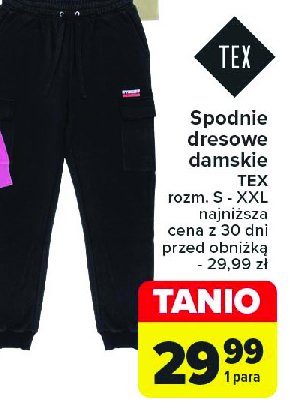 Spodnie dresowe damskie Tex promocja