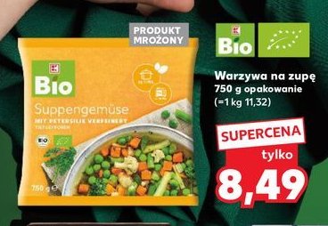 Warzywa na zupę K-classic bio promocja w Kaufland