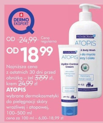 Krem 24,99 zł wybrane dermokosmetyki do pielęgnacji skóry wrażliwej i atopowej Atopis promocja w Super-Pharm