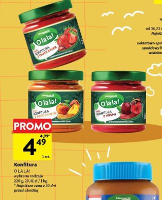 Dżem truskawkowy O LA LA! promocja w Intermarche