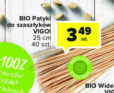 Patyczki bambusowe do szaszłyków 25 cm Vigo! promocja