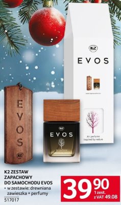 Zestaw zapachowy do samochodu K2 EVOS promocja w Selgros