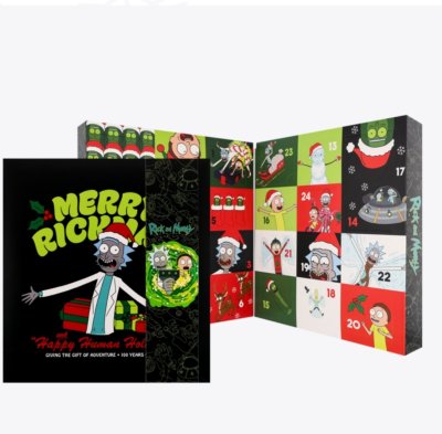 Kalendarz adwentowy Rick and Morty ze skarpetkami męskimi, rozm. 40-45, 12 par, 24 elementy promocja w Rossmann