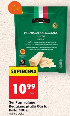Ser Parmigiano Reggiano płatki  promocja w Biedronka