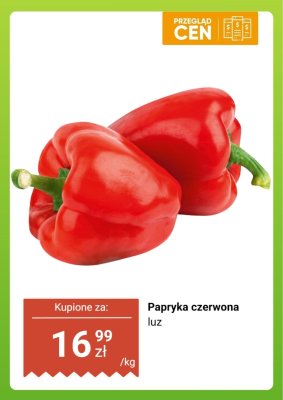 Papryka czerwona luz Biedronka promocja w Biedronka