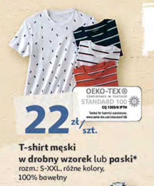 T-shirt damski s-xxl w paski Auchan inextenso promocja