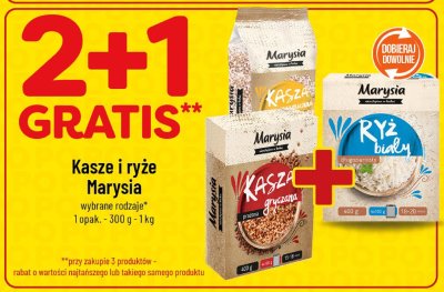 Ryż Marysia wybrane rodzaje promocja w POLOmarket