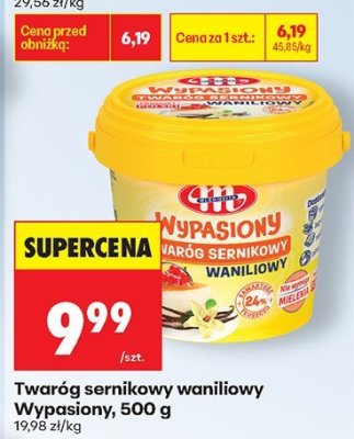 Twaróg sernikowy waniliowy Wypasiony promocja w Biedronka