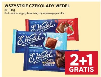 Czekolady Wedel wszystkie promocja w Stokrotka