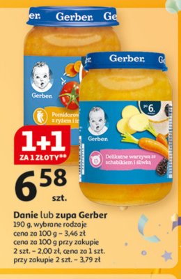 Schab z warzywami i suszonymi śliwkami Gerber promocja