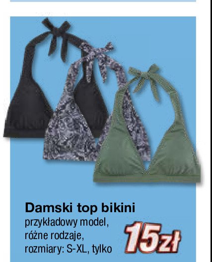 Top bikini s-xl wi膮zany na szyj臋 promocja