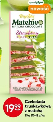 Czekolada truskawkowa z matchą promocja w Żabka