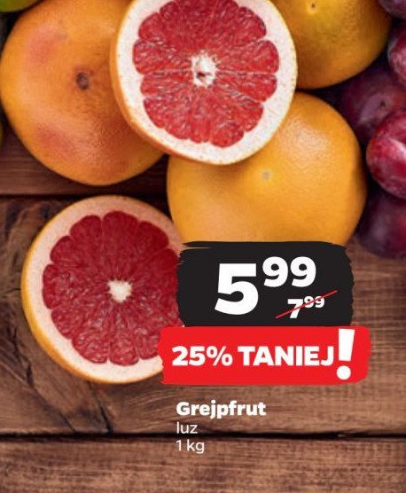 Grejpfruty promocja w Netto