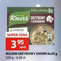 Bulion szlachetny grzybowy w kostkach Knorr promocja