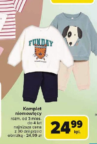 Komplet niemowlęcy promocja w Carrefour