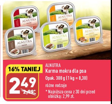 Karma dla psa kura z ry偶em Alnutra promocja