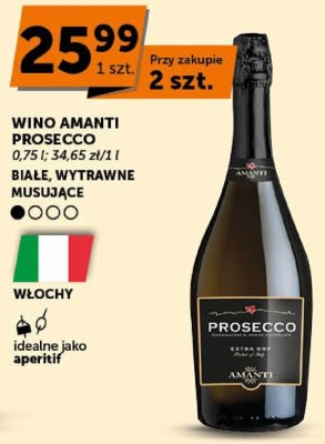Wino Amanti Prosecco promocja w Euro Sklep