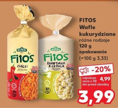 Wafle kukurydziane 120 g, różne rodzaje promocja w Kaufland
