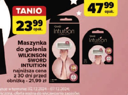 Maszynka do golenia Wilkinson intuition complete promocja