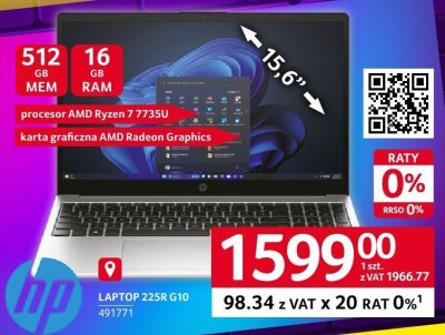Laptop HP 225R G10 promocja w Selgros