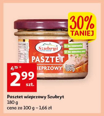 Pasztet wieprzowy Szubryt promocja w Stokrotka