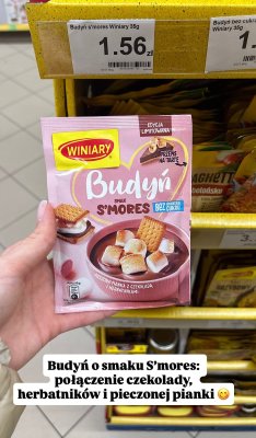 Budyń smak S'mores Winiary 35g promocja w Dino