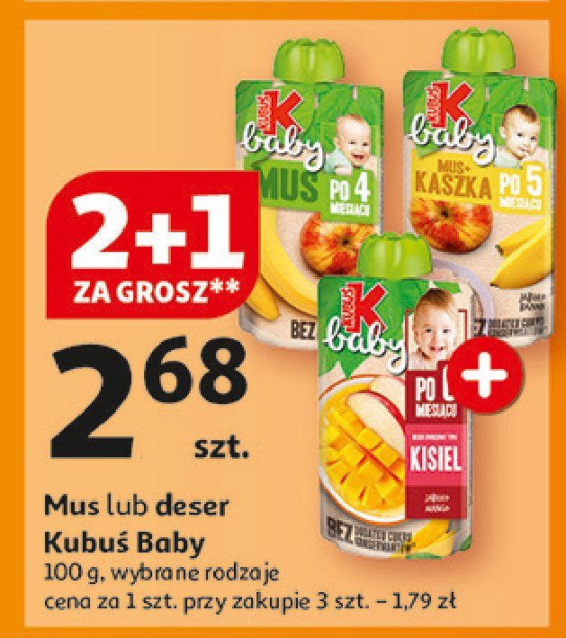 Kisiel jabłko-mango Kubuś baby promocja