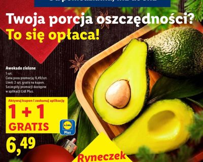 Awokado zielone promocja w Lidl