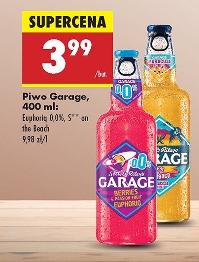 Piwo Garage euphoriq 0% promocja