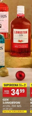 Gin Longston promocja w Biedronka