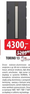 Drzwi stalowo-aluminiowe TORINO 13 promocja w Dobre Dla Domu