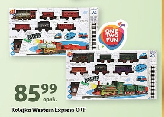 Kolejka western express One two fun promocja