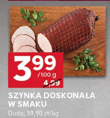Szynka doskonała w smaku promocja w Stokrotka