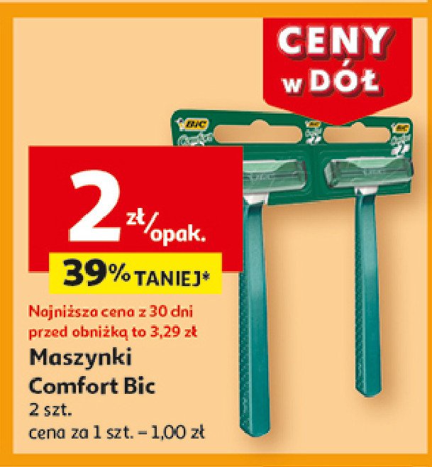 Maszynka do golenia Bic comfort 2 promocja