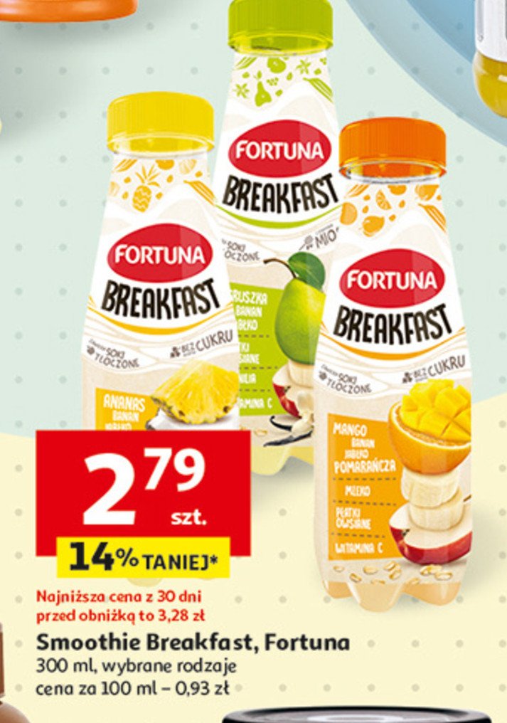 Smoothie gruszka-jabłko-banan promocja