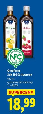 Sok 100% tłoczony promocja w Lidl