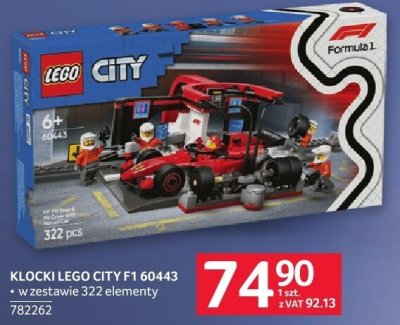 Klocki LEGO City F1 60443 promocja w Selgros