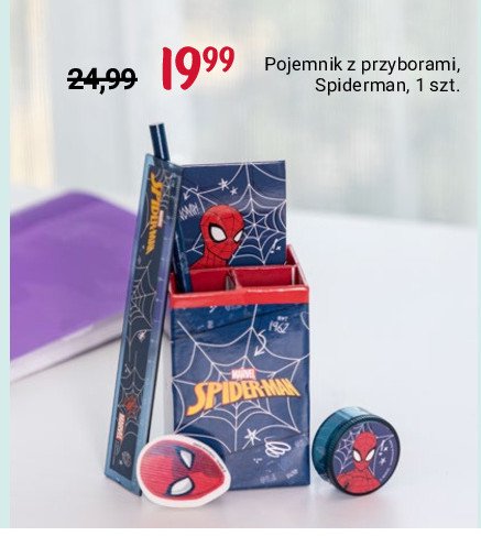Pojemnik na przybory spiderman promocja
